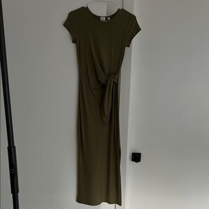 Aritzia Green Maxi Dress